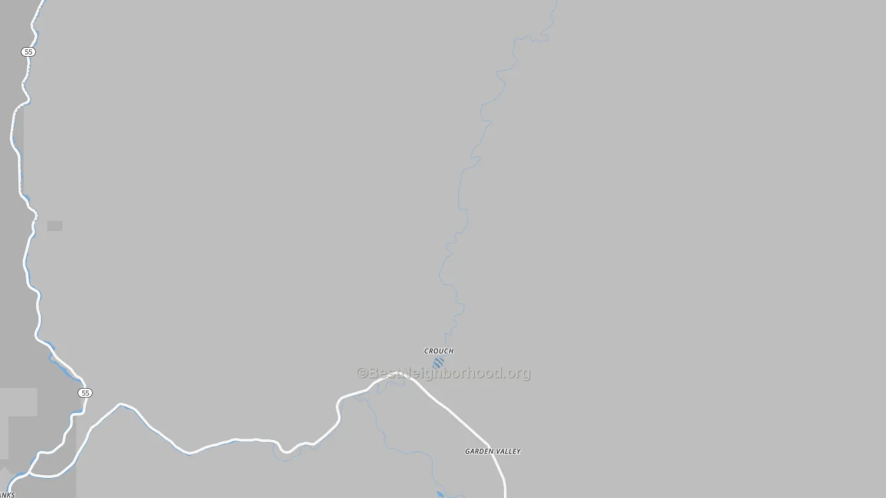 Transit Grade map of Garden Valley, ID