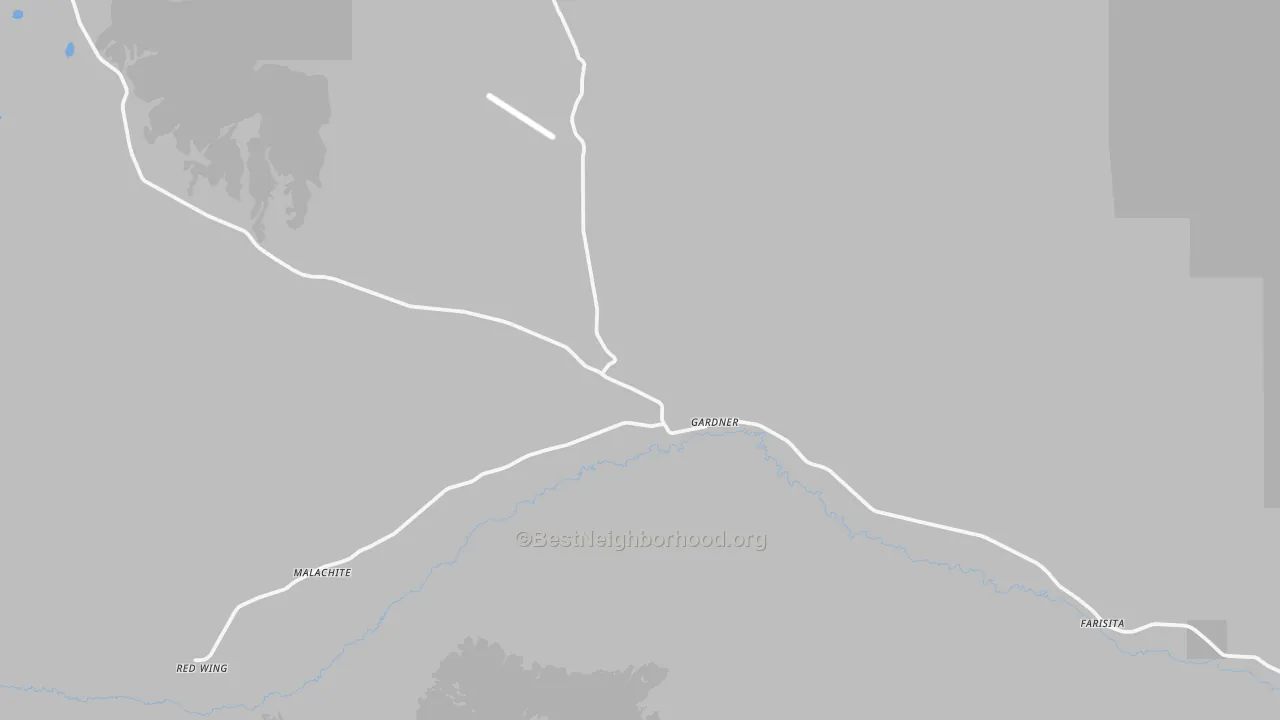 Transit Grade map of Gardner, CO