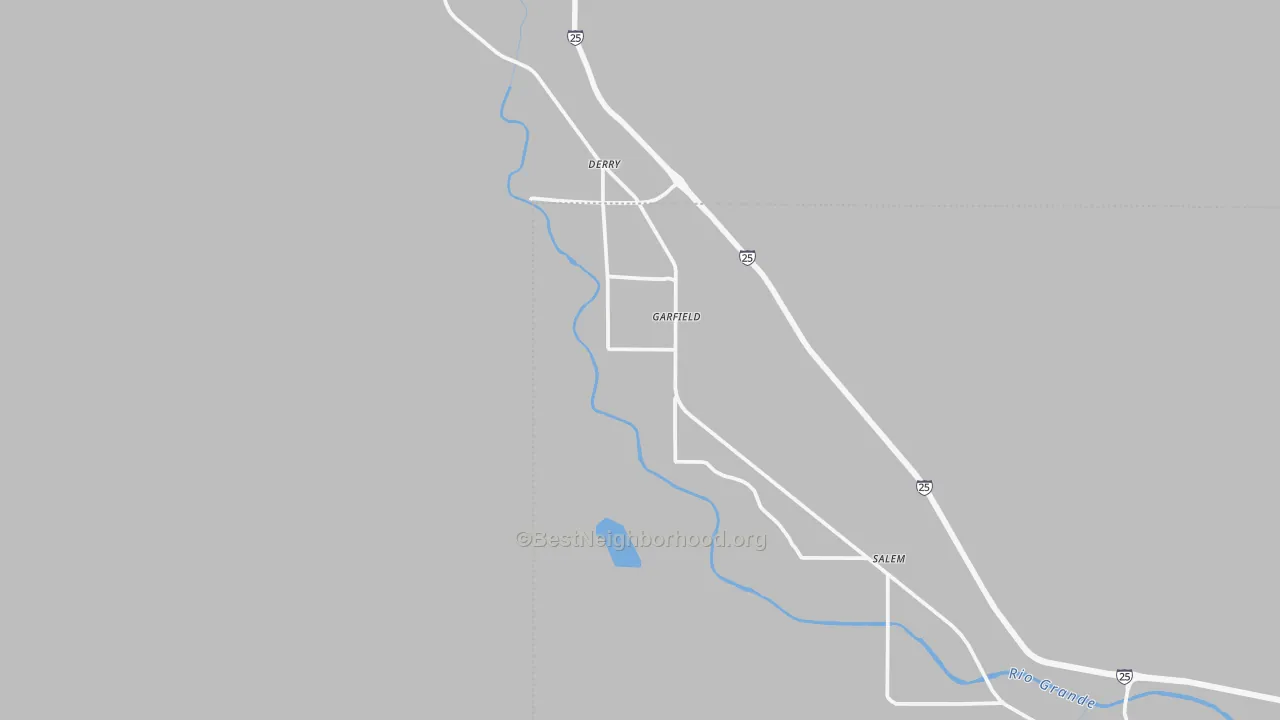 Transit Grade map of Garfield, NM