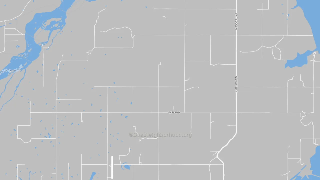 Transit Grade map of Garland, OK