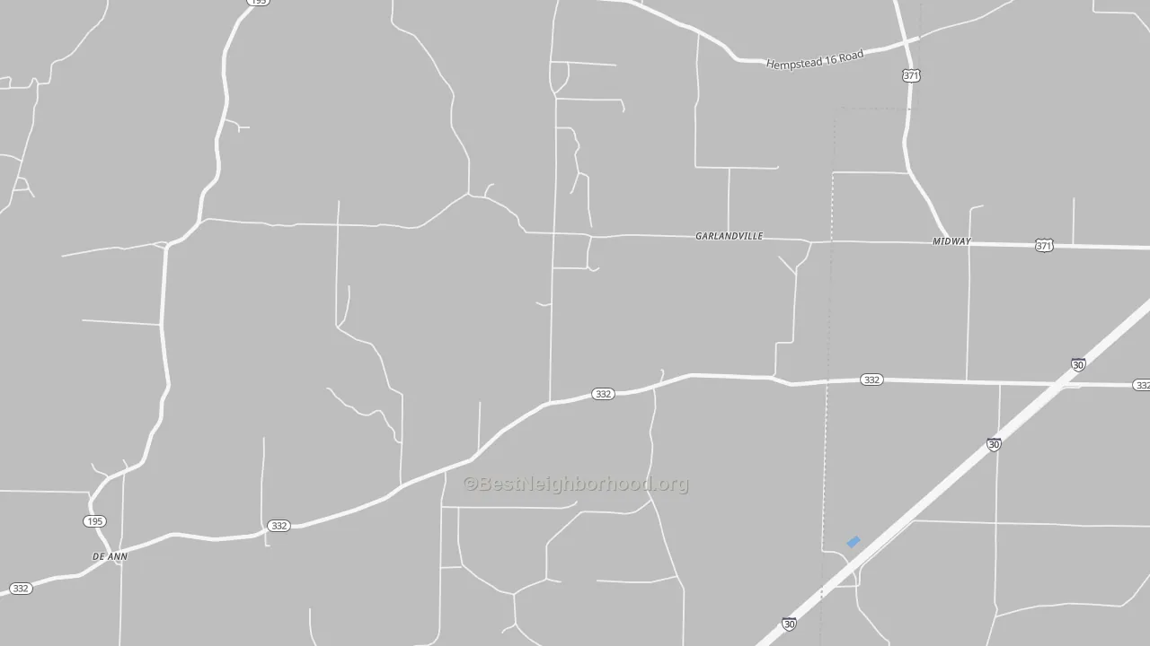 Transit Grade map of Garlandville, AR