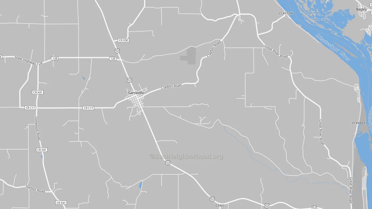 Transit Grade map of Garnavillo, IA
