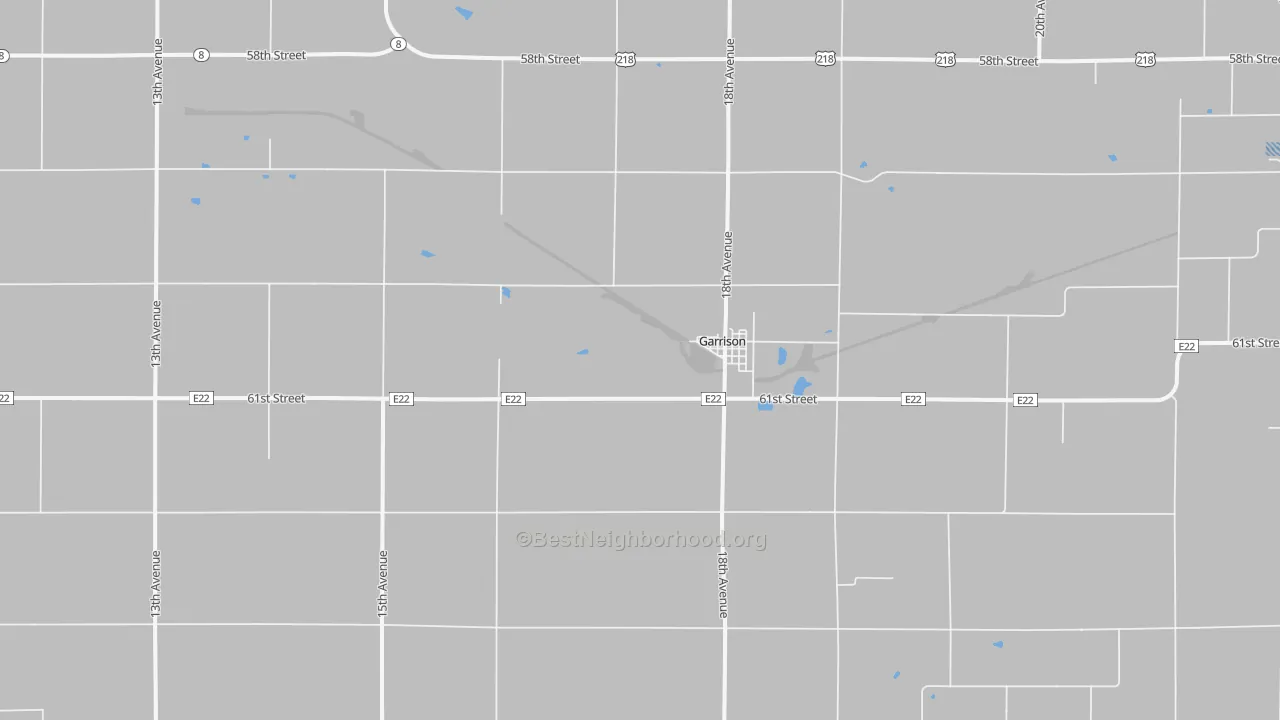 Transit Grade map of Garrison, IA