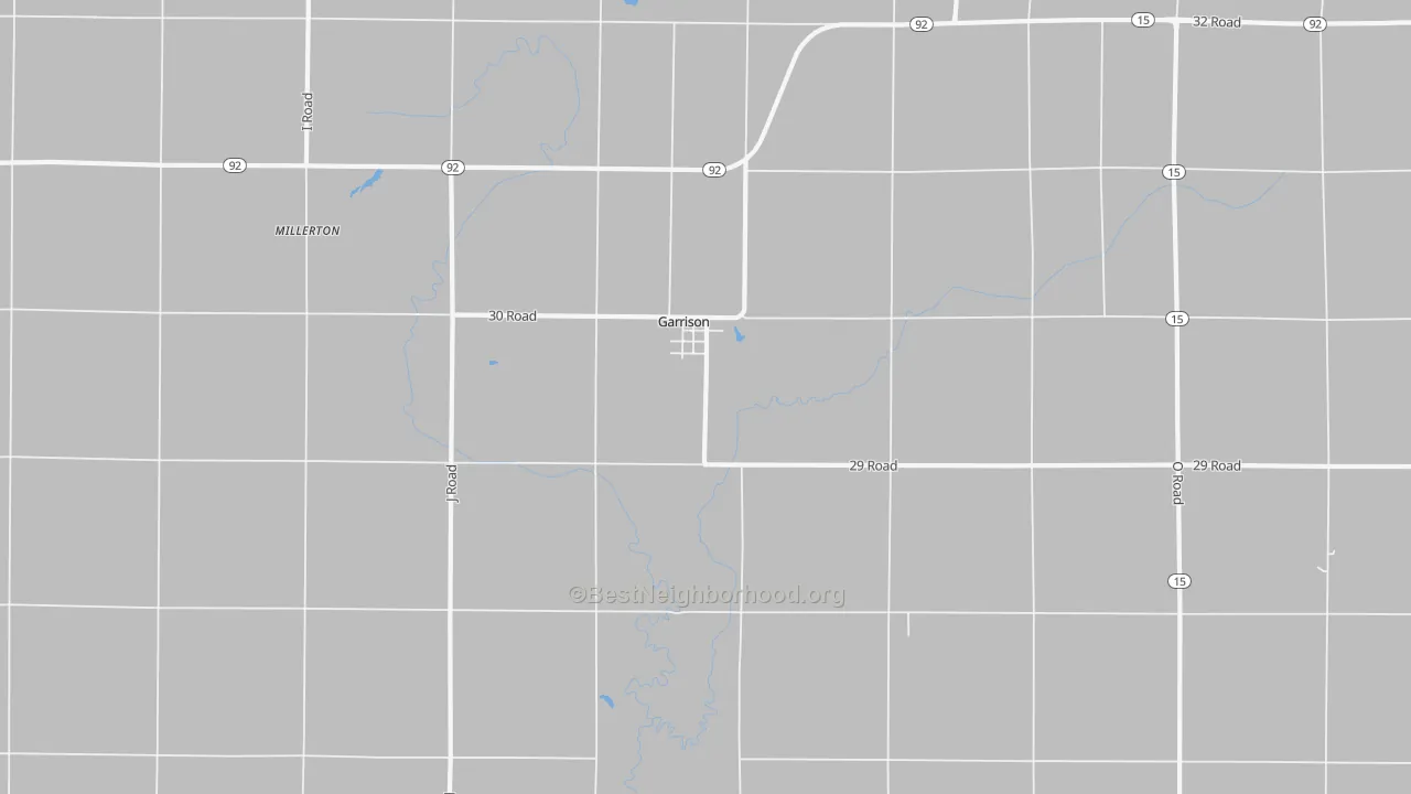Transit Grade map of Garrison, NE