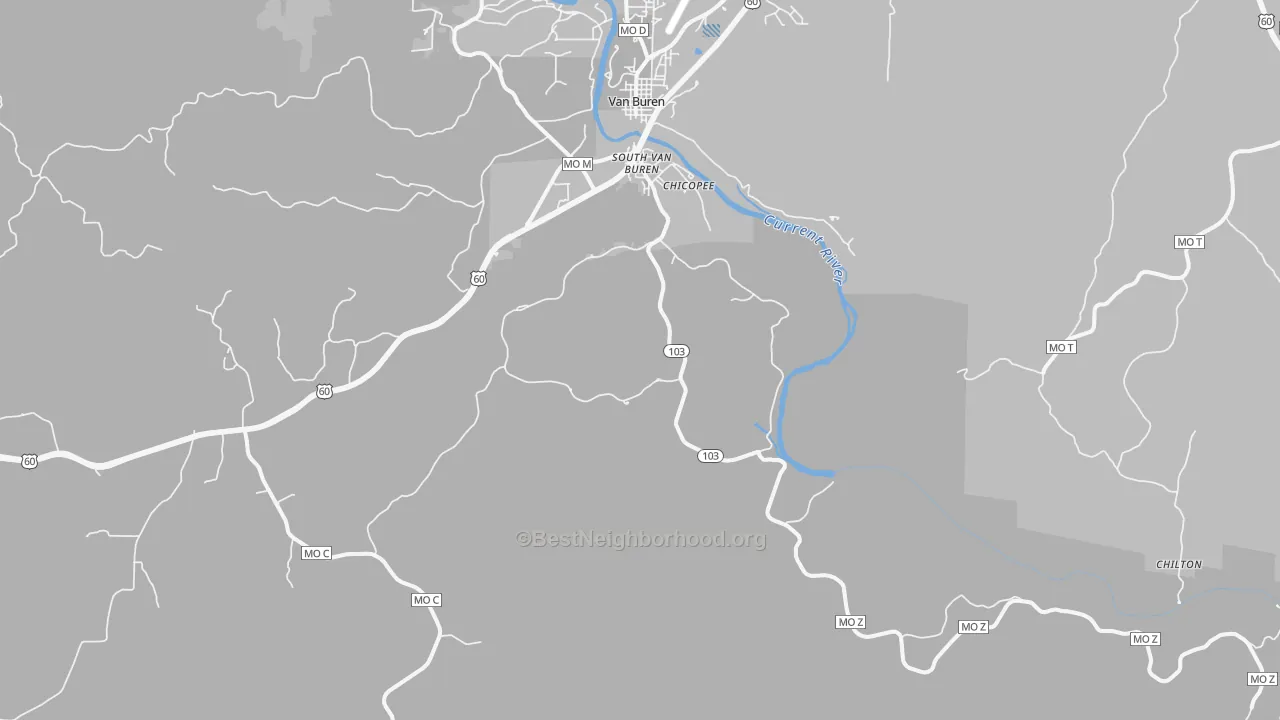 Transit Grade map of Garwood, MO