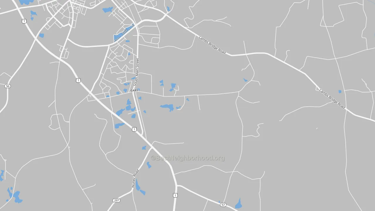 Transit Grade map of Gary, GA