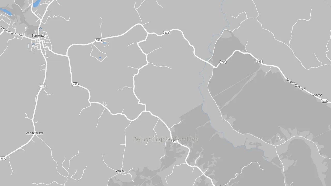 Transit Grade map of Gascon, KY