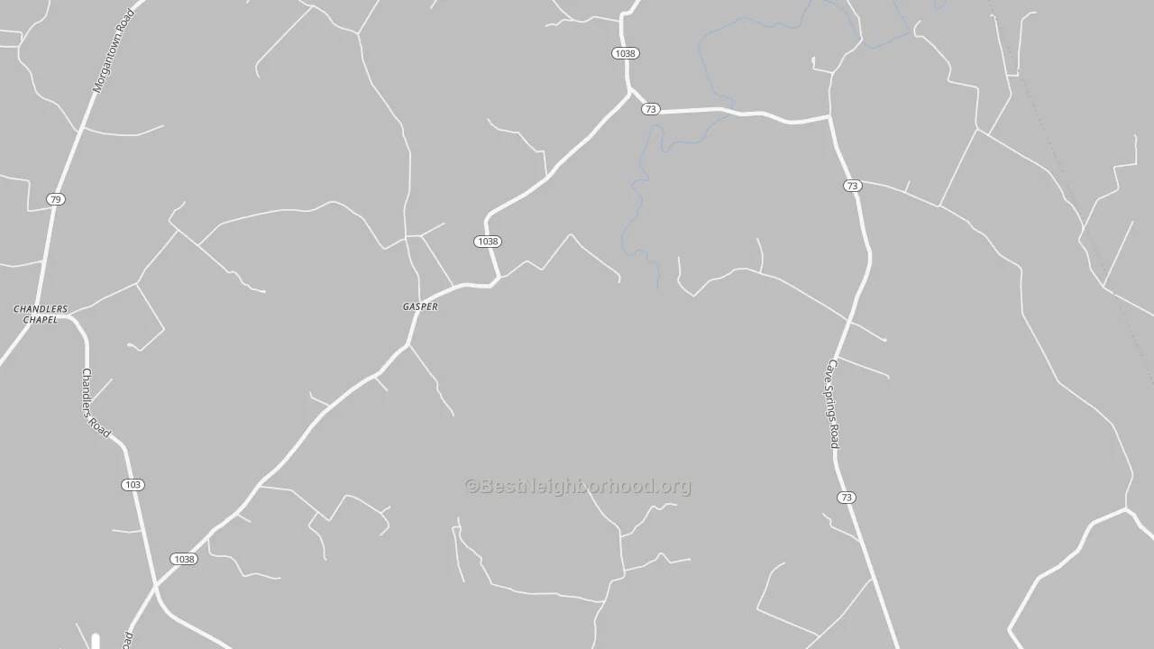 Transit Grade map of Gasper, KY