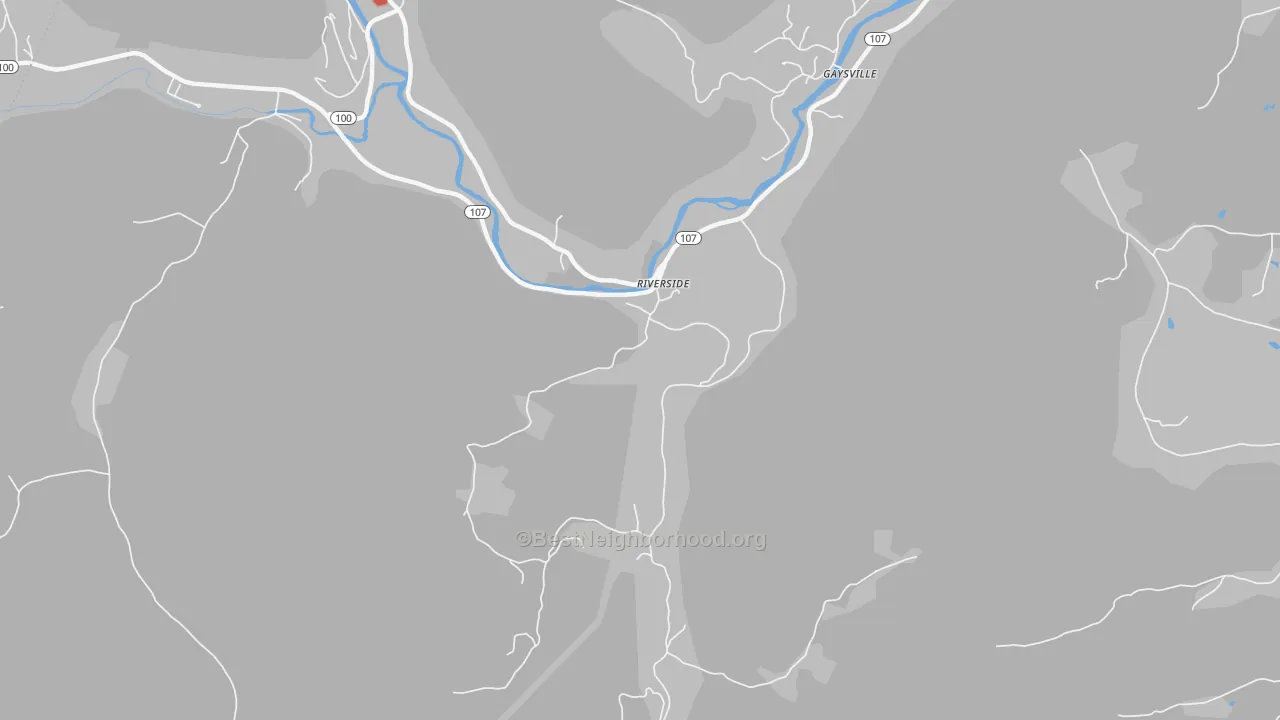 Transit Grade map of Gaysville, VT