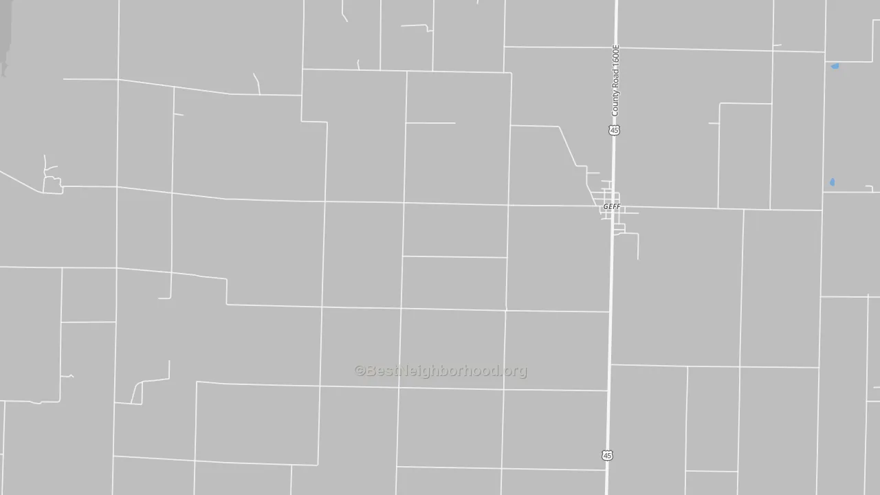 Transit Grade map of Geff, IL