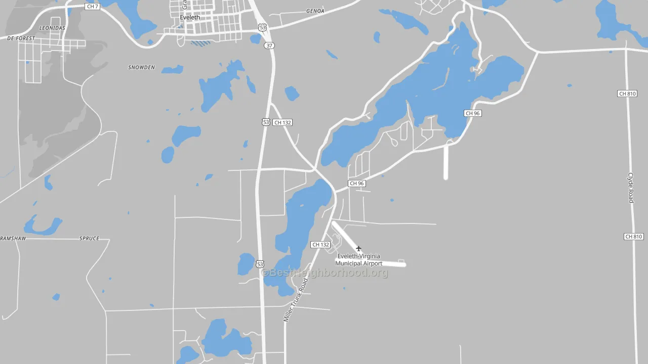 Transit Grade map of Genoa, MN