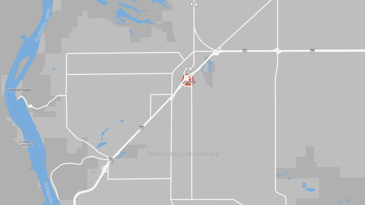 Transit Grade map of George, WA