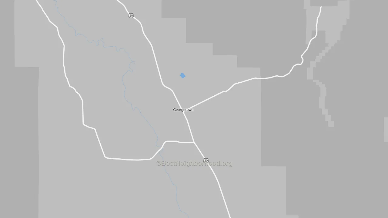 Transit Grade map of Georgetown, ID