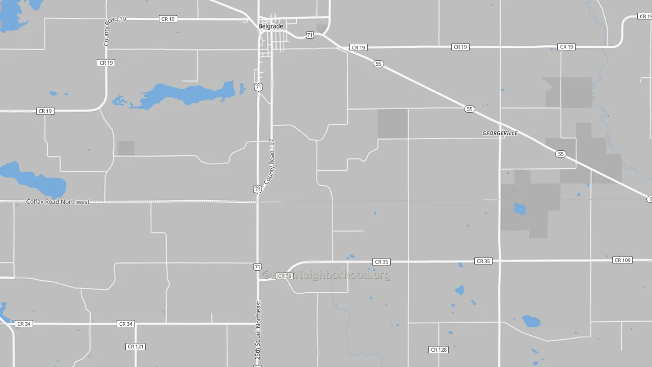Transit Grade map of Georgeville, MN