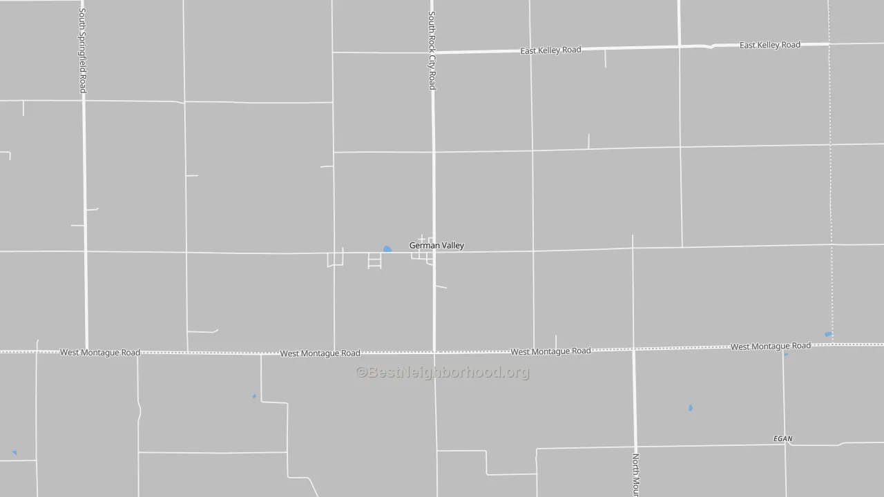 Transit Grade map of German Valley, IL