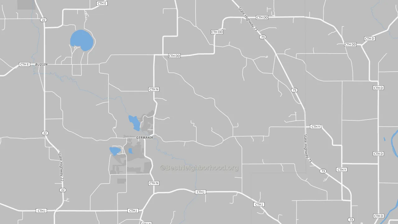 Transit Grade map of Germania, WI