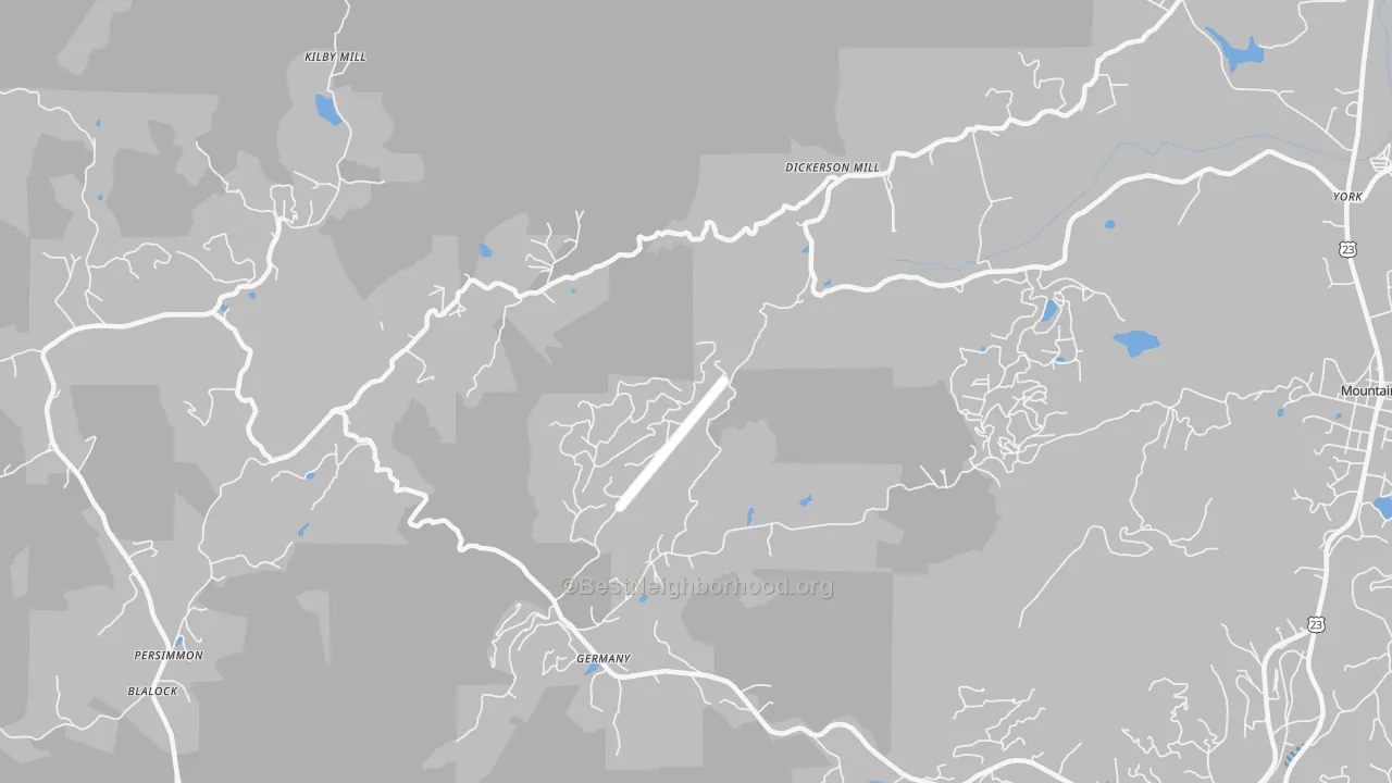 Transit Grade map of Germany, GA