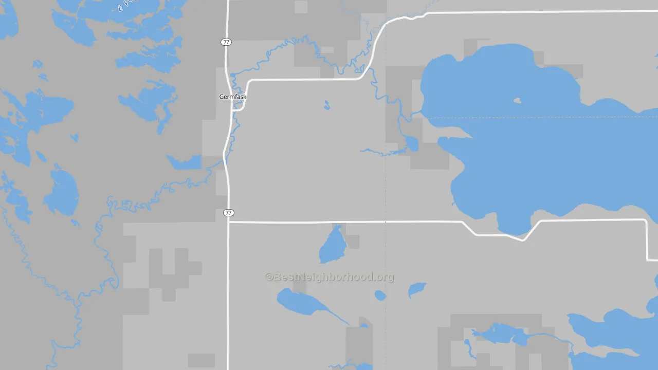 Transit Grade map of Germfask, MI