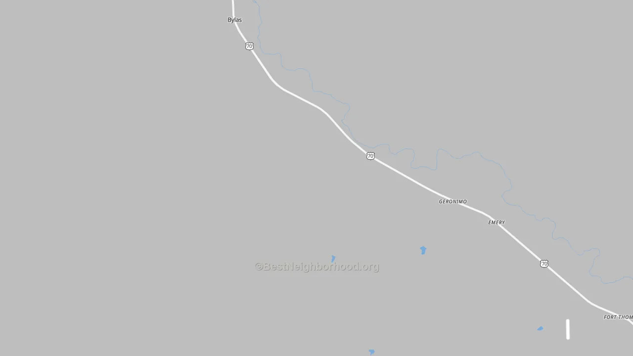 Transit Grade map of Geronimo, AZ
