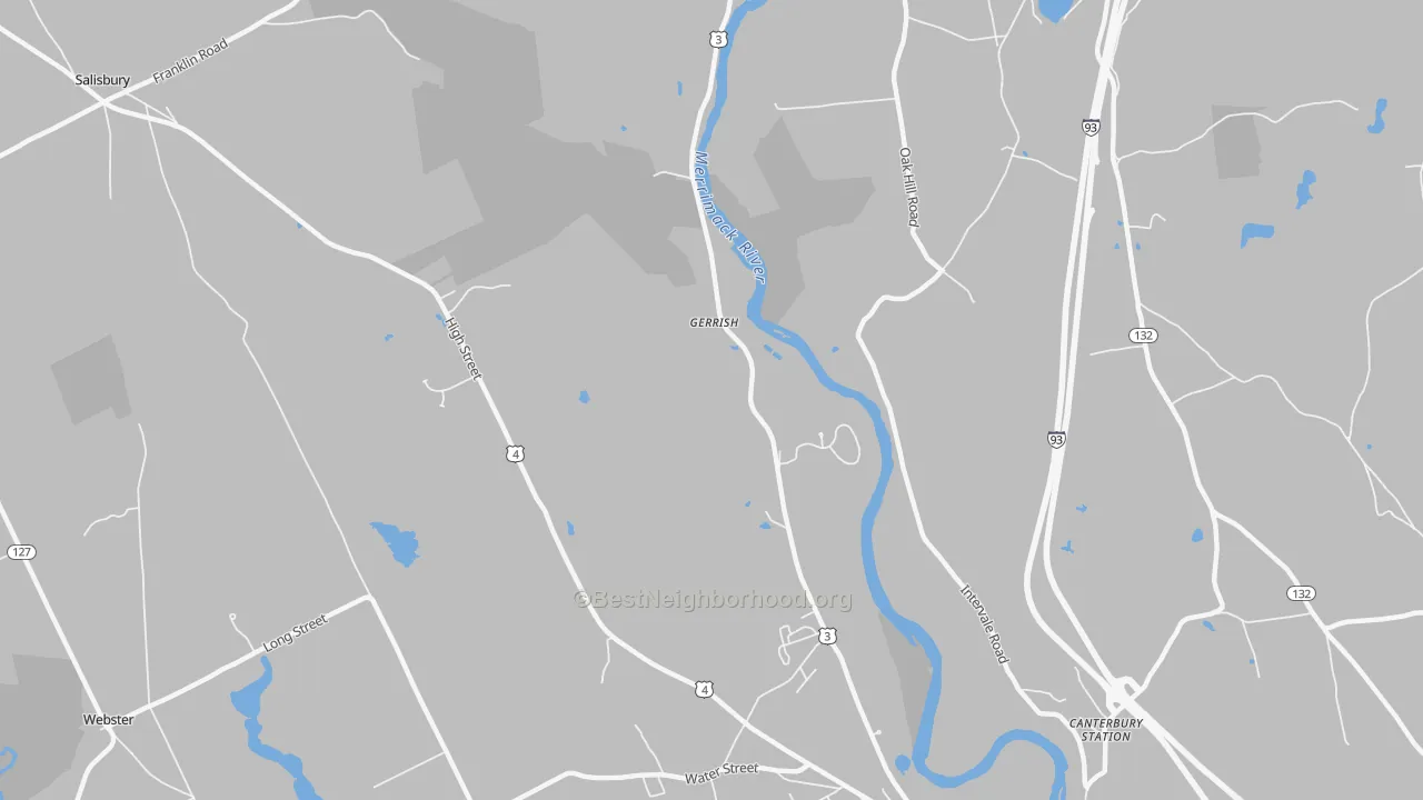 Transit Grade map of Gerrish, NH