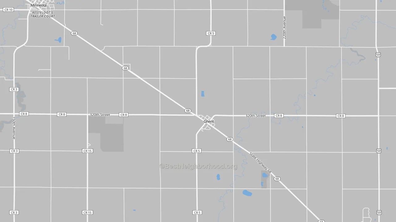 Transit Grade map of Ghent, MN