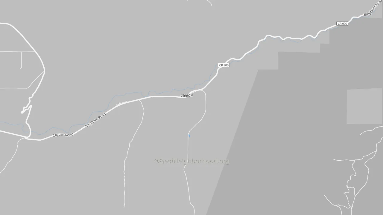 Transit Grade map of Gibbon, OR