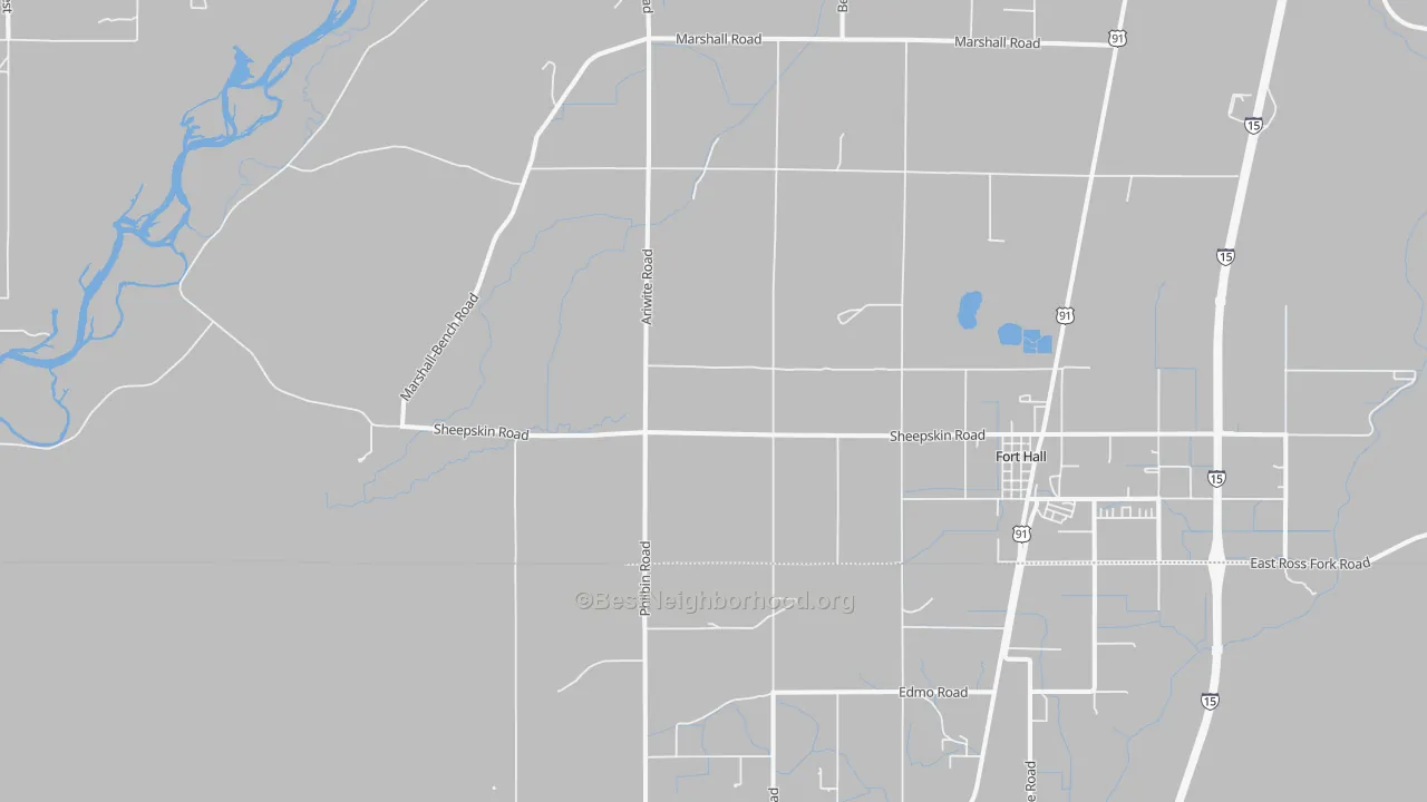 Transit Grade map of Gibson, ID