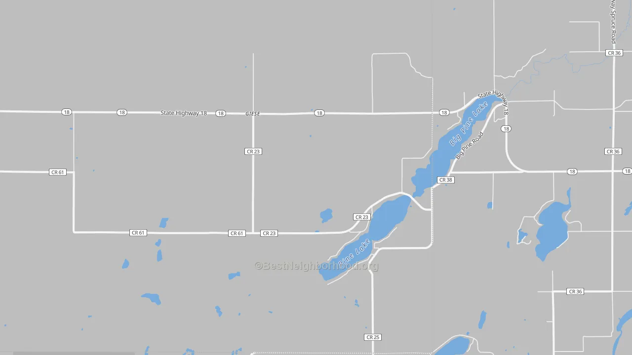 Transit Grade map of Giese, MN