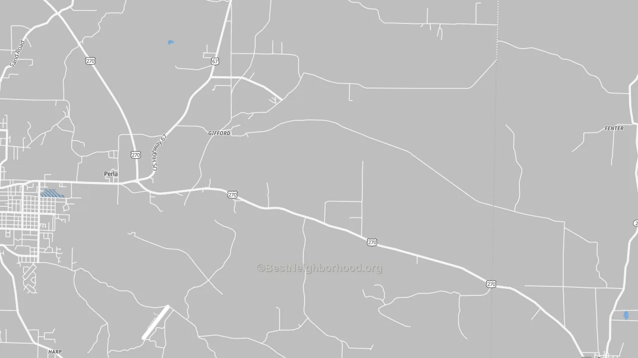 Transit Grade map of Gifford, AR