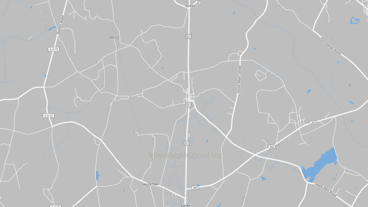 Transit Grade map of Gifford, SC