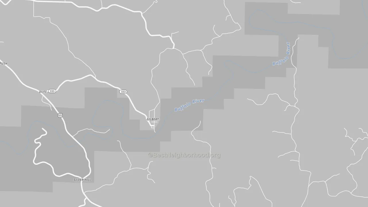 Transit Grade map of Gilbert, AR