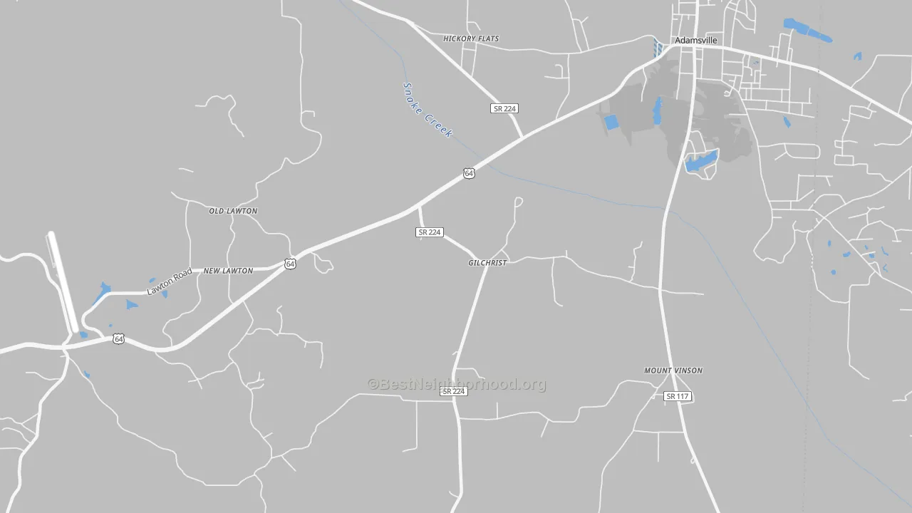 Transit Grade map of Gilchrist, TN