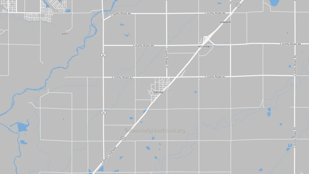 Transit Grade map of Gilcrest, CO