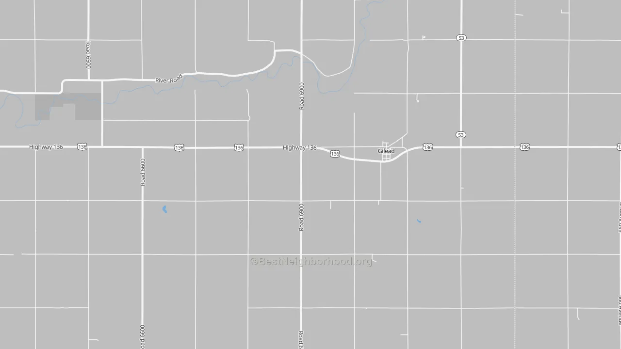 Transit Grade map of Gilead, NE