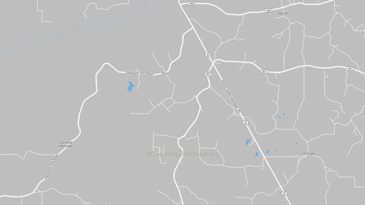 Transit Grade map of Gill, MS
