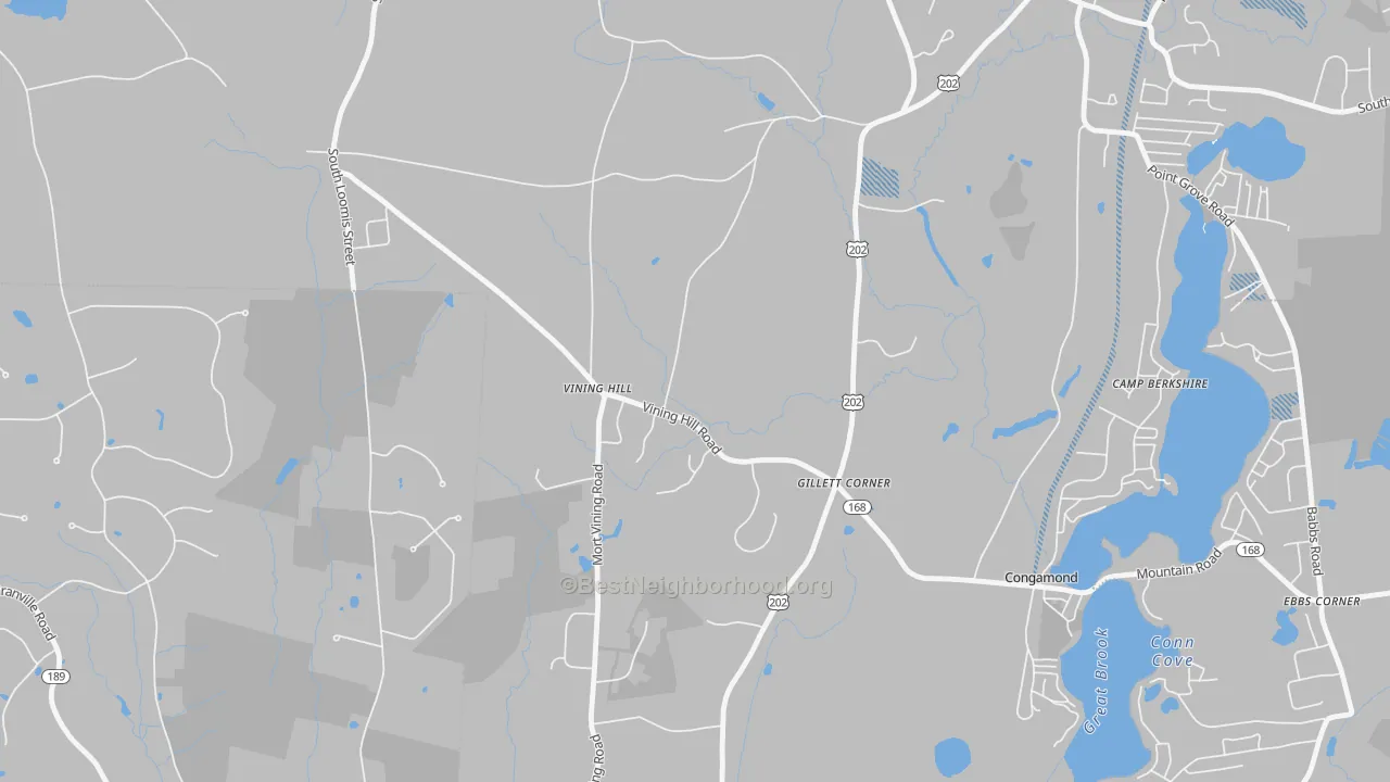 Transit Grade map of Gillett Corner, MA