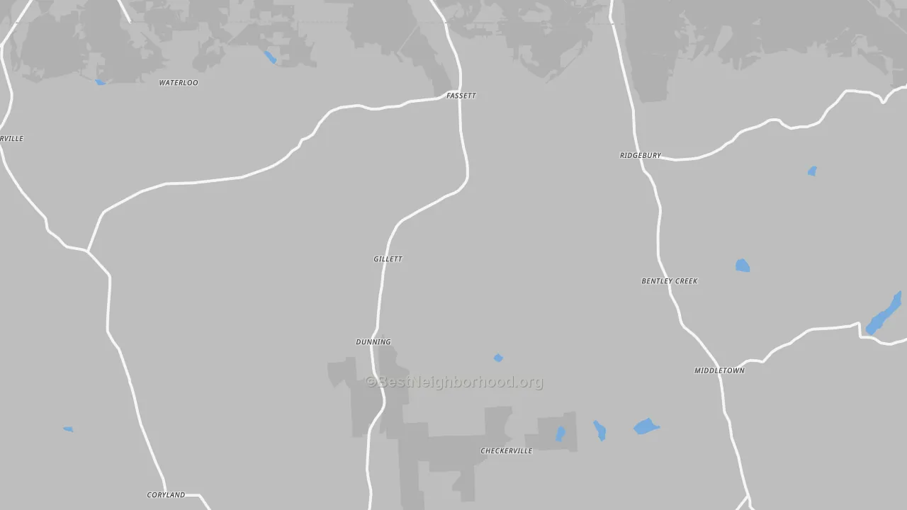 Transit Grade map of Gillett, PA
