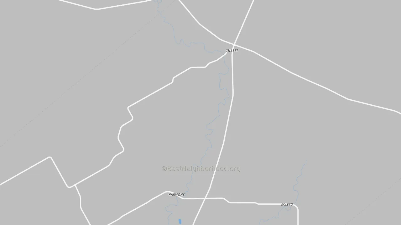 Transit Grade map of Gillett, TX