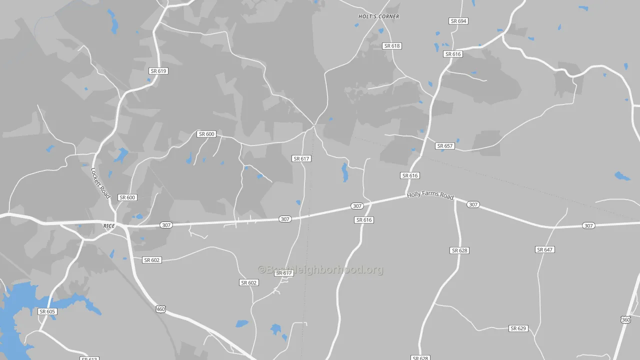 Transit Grade map of Gills, VA