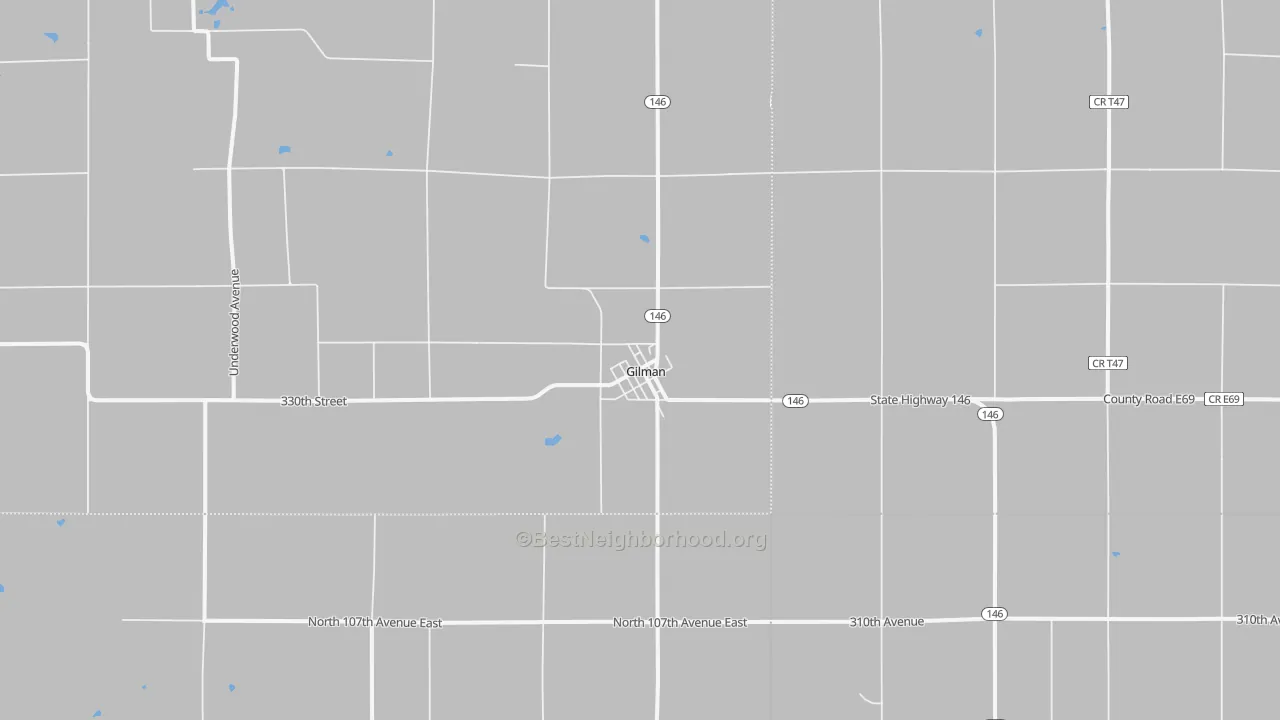 Transit Grade map of Gilman, IA