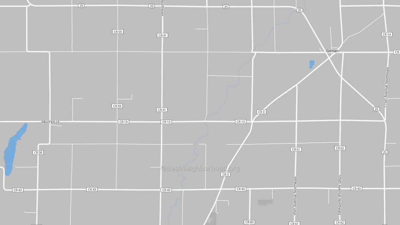 Transit Grade map of Gilman, MN