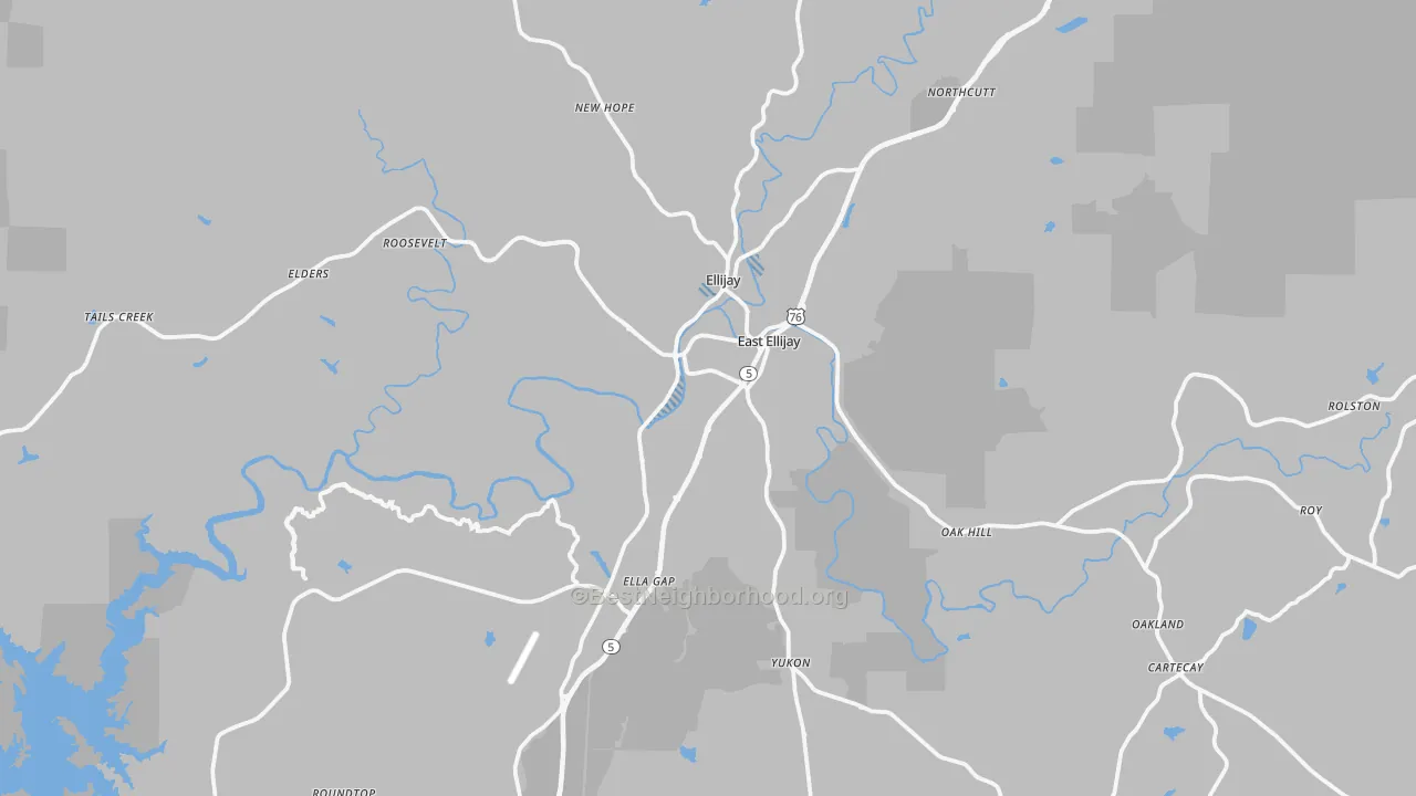 Transit Grade map of Gilmer County, GA