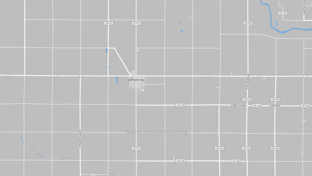 Transit Grade map of Gilmore City, IA