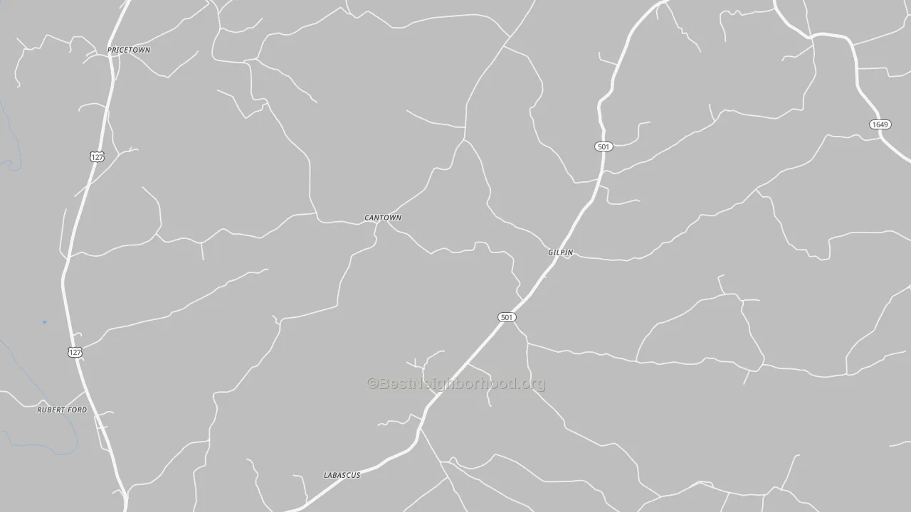 Transit Grade map of Gilpin, KY