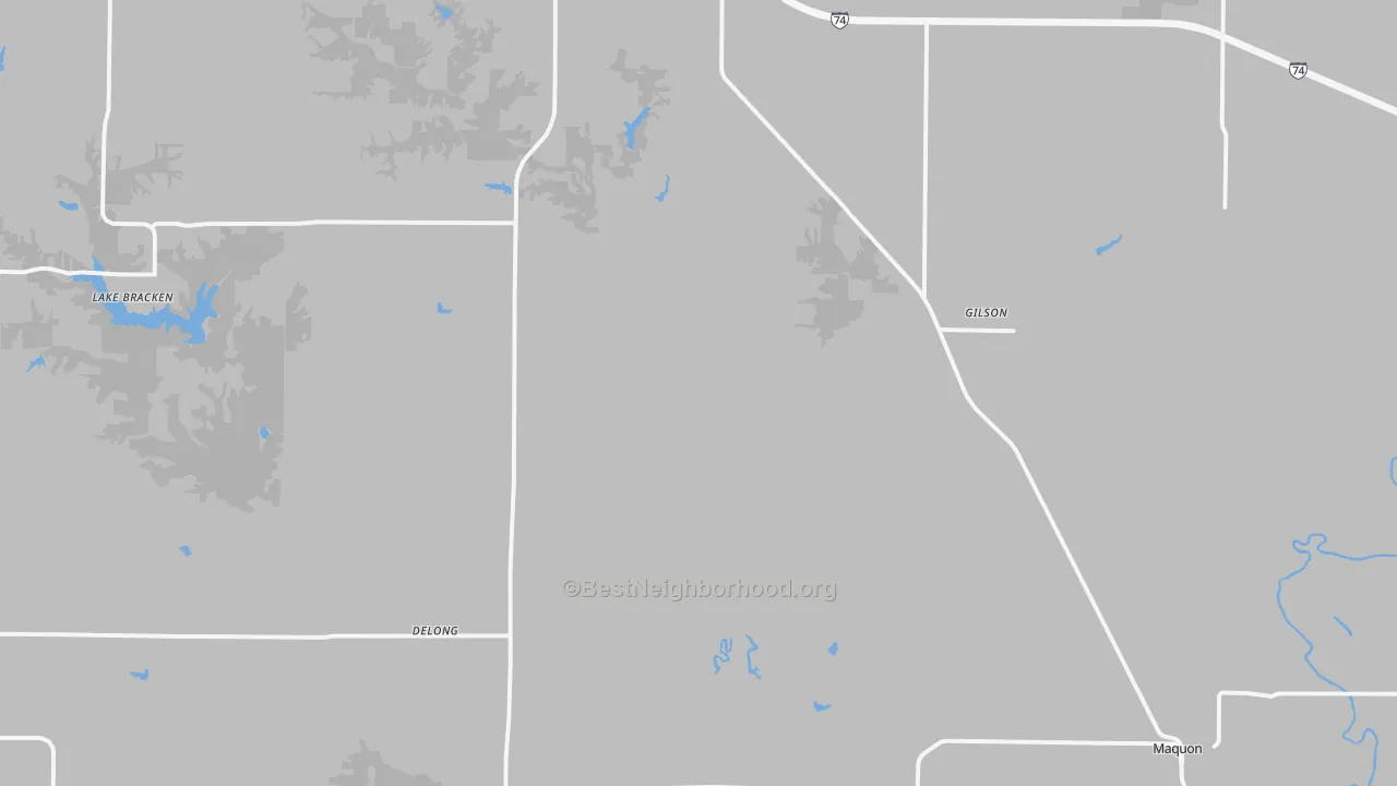 Transit Grade map of Gilson, IL