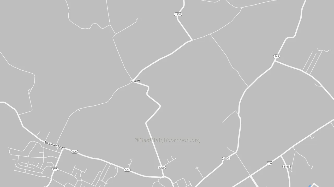 Transit Grade map of Girkin, KY