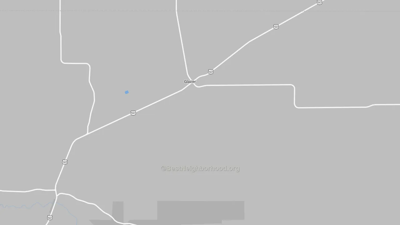 Transit Grade map of Glazier, TX