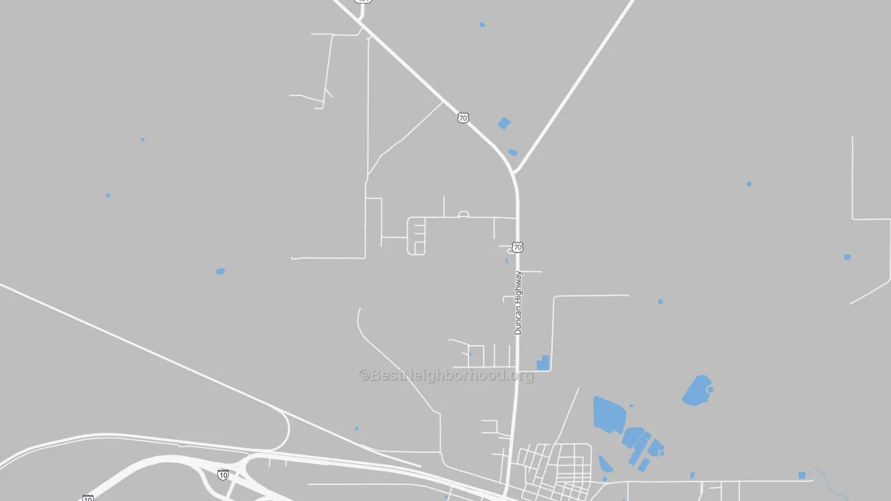 Transit Grade map of Glen Acres, NM