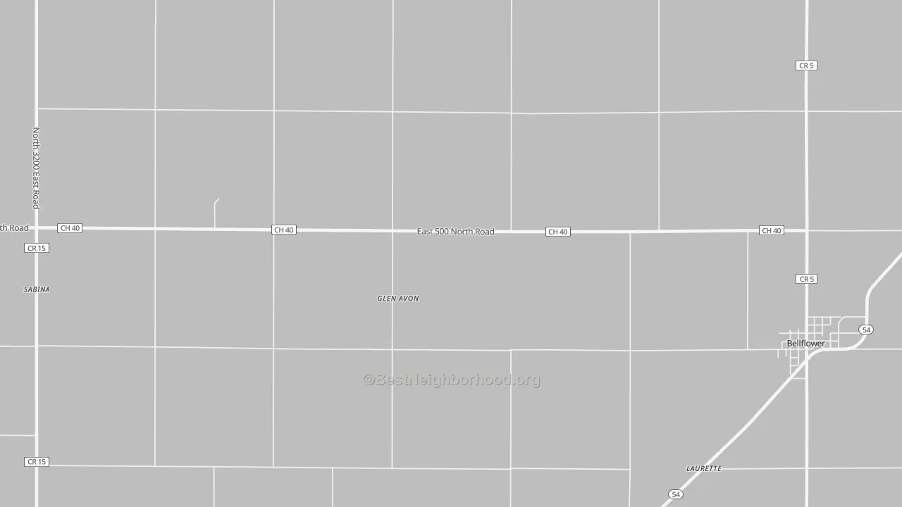Transit Grade map of Glen Avon, IL