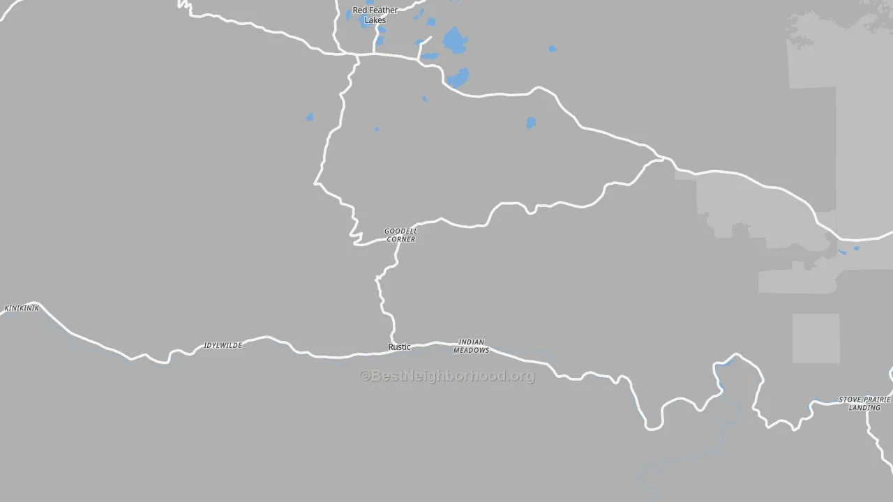 Transit Grade map of Glen Echo, CO